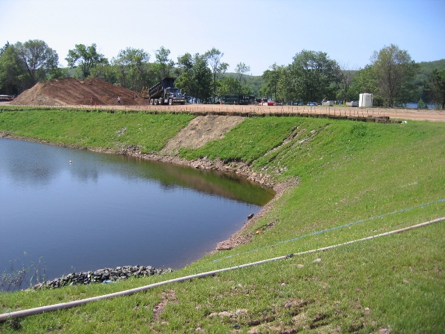 Restoration of the discharge canal
